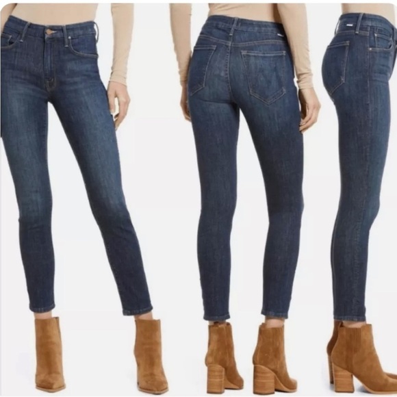 MOTHER The Looker Crop Jeans in Switch It Up size 26 - Picture 2 of 14